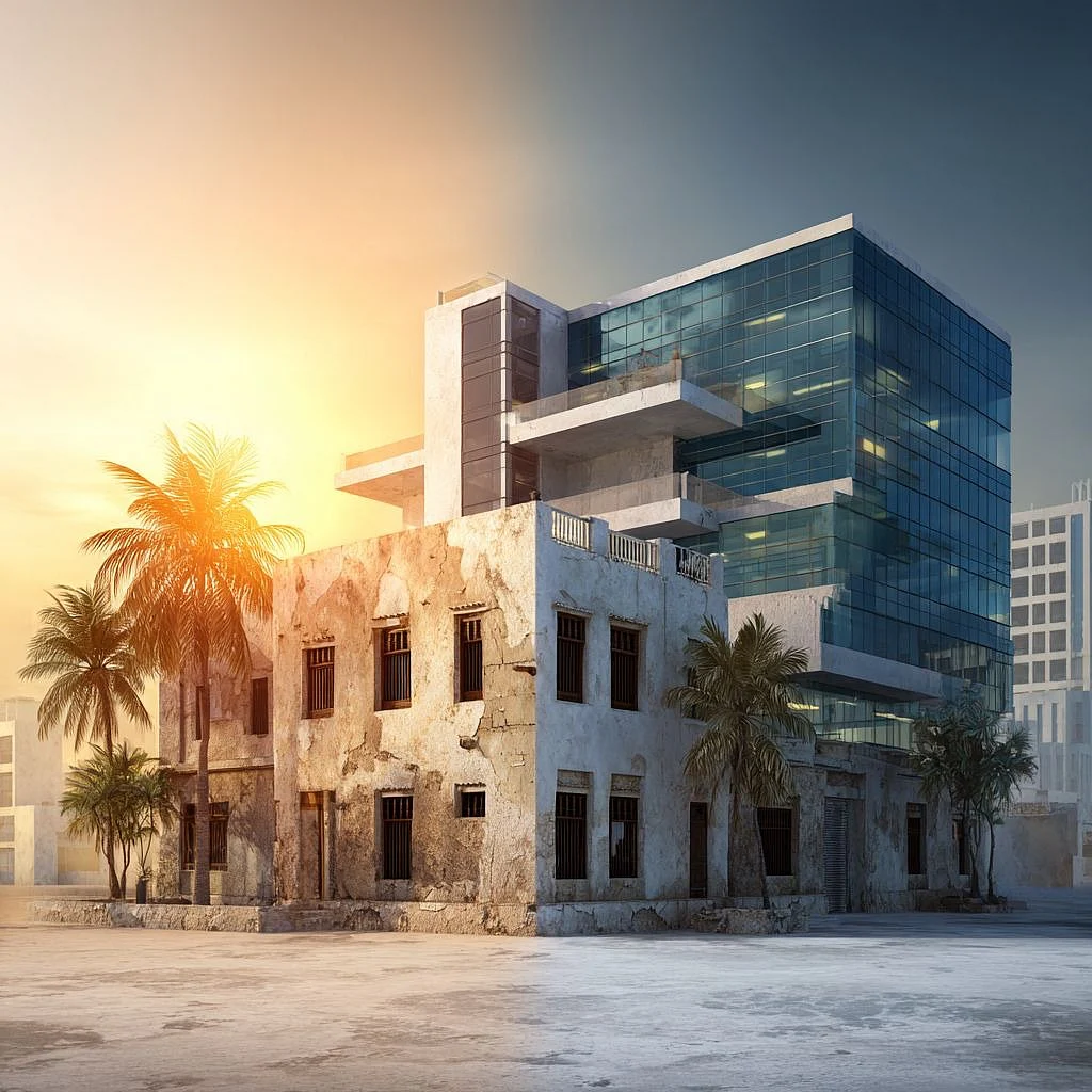 Ajman, Kentsel Çekiciliği Artırmak için İhmal Edilen Binaları, 'Güvensiz Evleri' Yıkıyor
