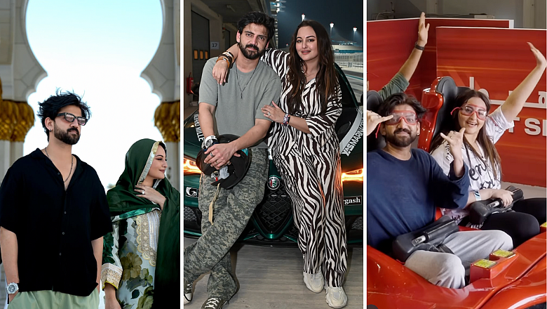 Bakın: Sonakshi Sinha, Zaheer İkbal Abu Dabi Ulu Camii'ni Ziyaret Edin, BAE'nin Başkentini Gezin