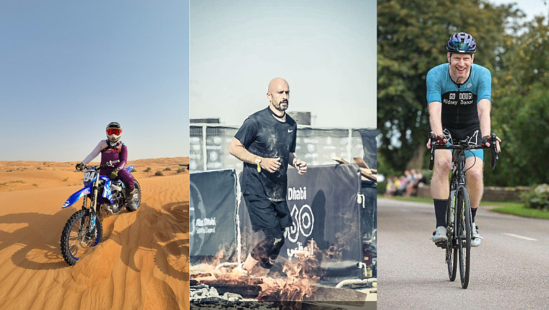 Dubai: 3 Böbrek Bağışçısı Triatlon için Bir Araya Geldi, 'Organ Bağışı Zayıflamaz' Dedi