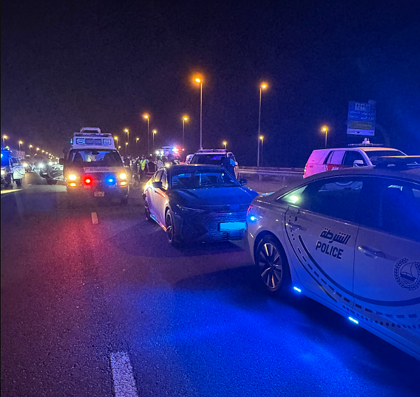 Dubai Polisi, Emirates Yolundaki Seyir Kontrol Arızasından Sonra Sürücüyü Kurtardı