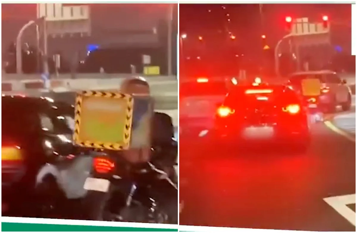 İzleyin: Dubai Polisi, Dikkatsiz Sürüş için Aracı Ele Geçirdi ve Neredeyse Teslimat Sürücüsüne Çarptı