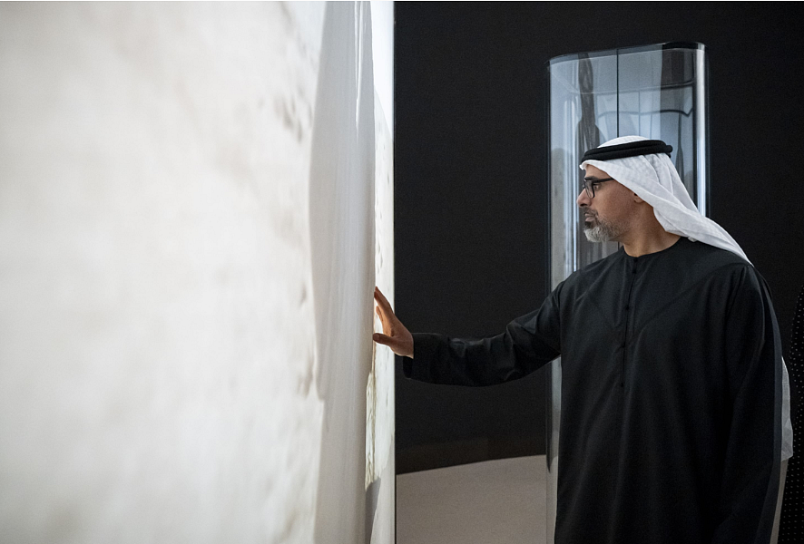 Şeyh Halid, Aralık Açılışı Öncesinde Zayed Ulusal Müzesi'ni Ziyaret Etti