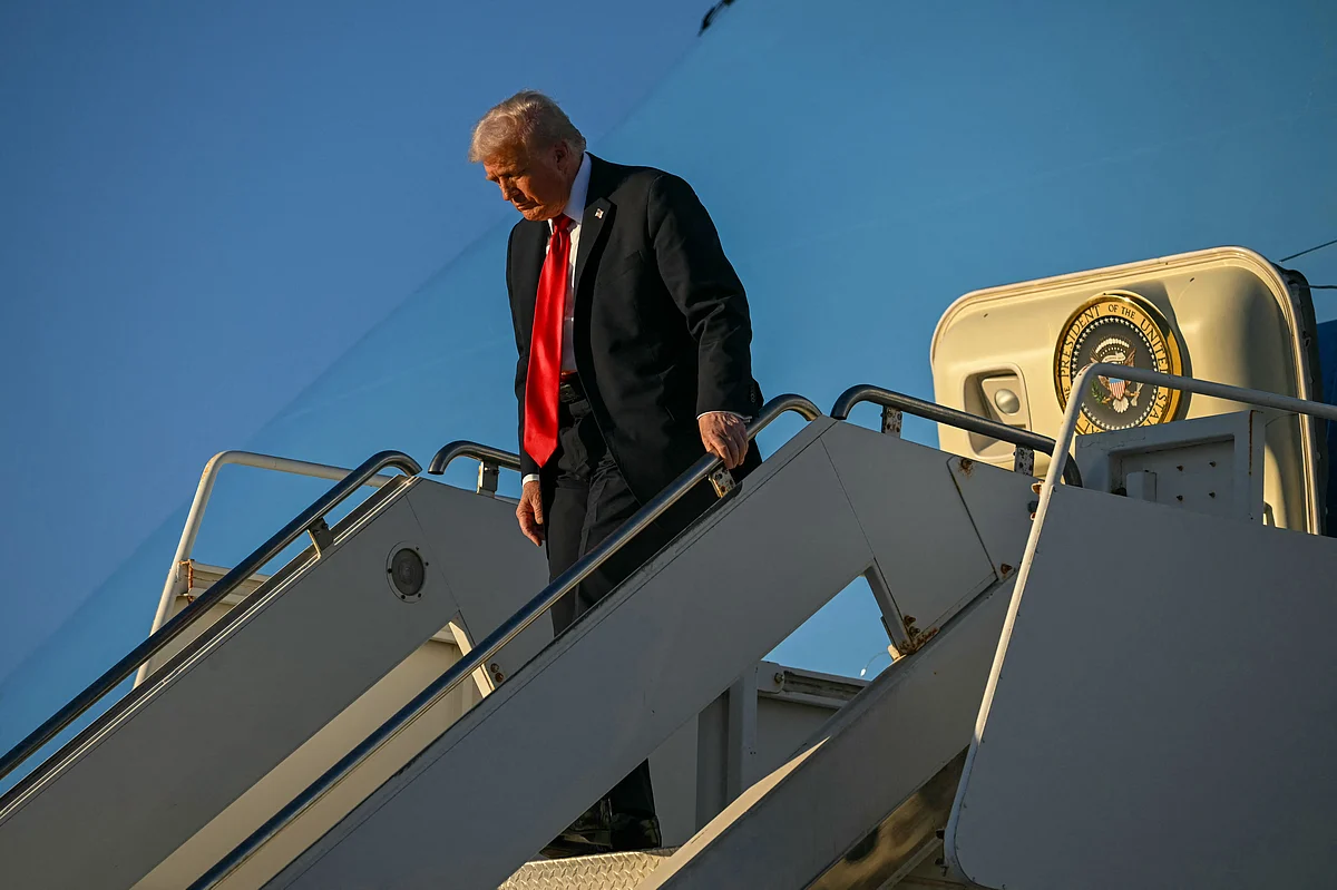 Trump, Gazze Barış Zirvesi Öncesinde Mısır'ın Şarm El-Şeyh'ine Geldi