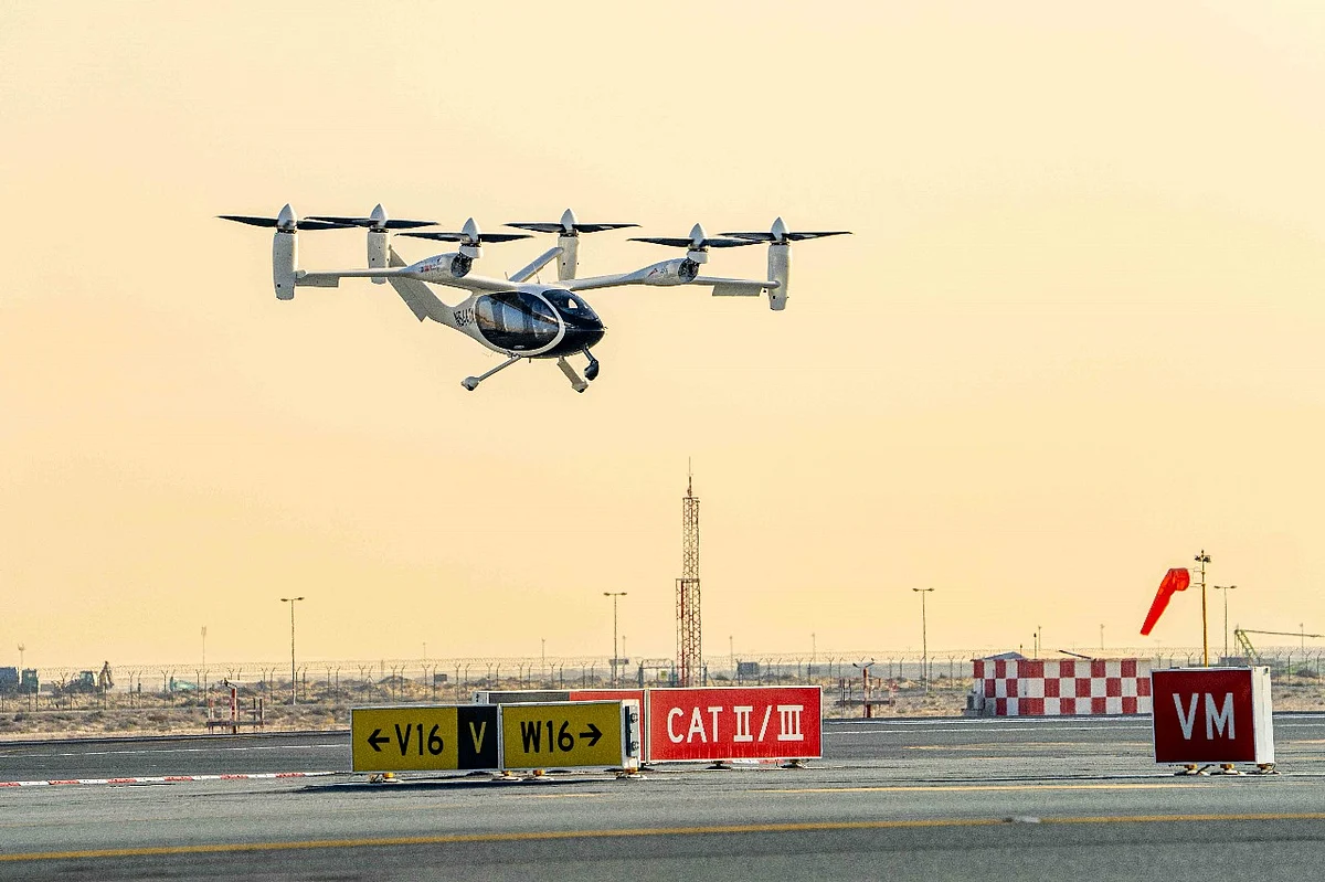 Dubai: Dxb Yakınlarındaki ilk Uçan Taksi Dikeyliği için %60 çalışma Tamamlandı