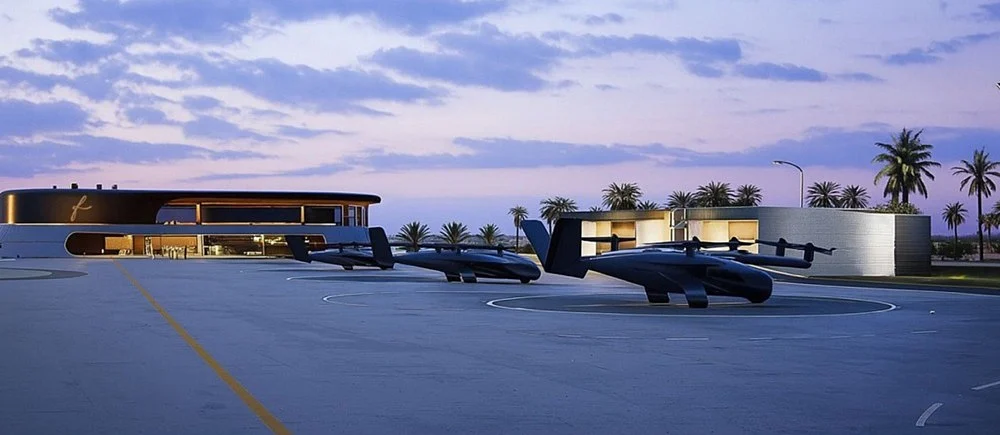 Dubai, Helikopterler, Uçan Taksiler, Evtoller için Özel Terminali Tanıttı