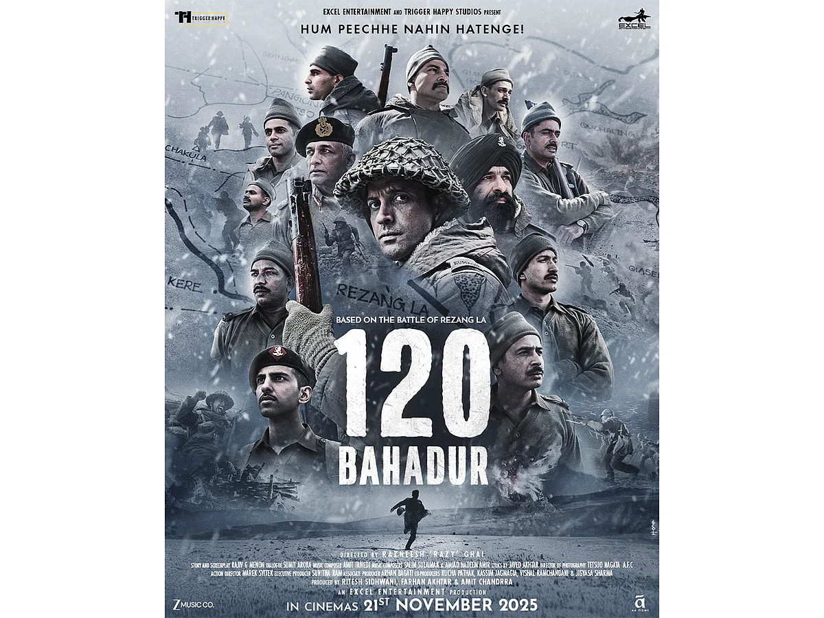 Farhan Akhtar'ın '120 Bahadur'u Hindistan'da 800 Savunma Tiyatrosunda Gösterime Girecek