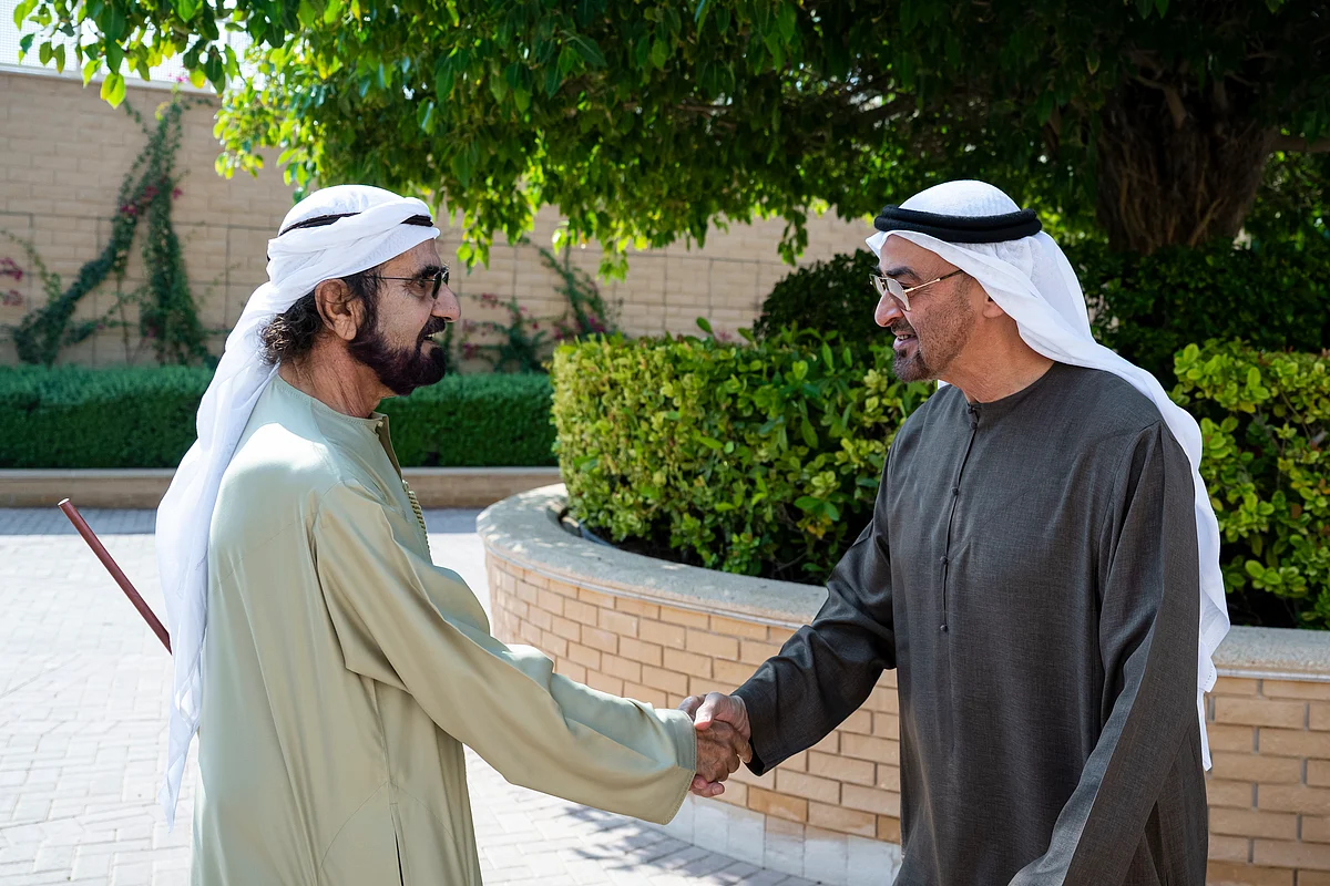 İzle: BAE Başkanı, Dubai Veliaht Prensi Şeyh Muhammed ile Görüştü