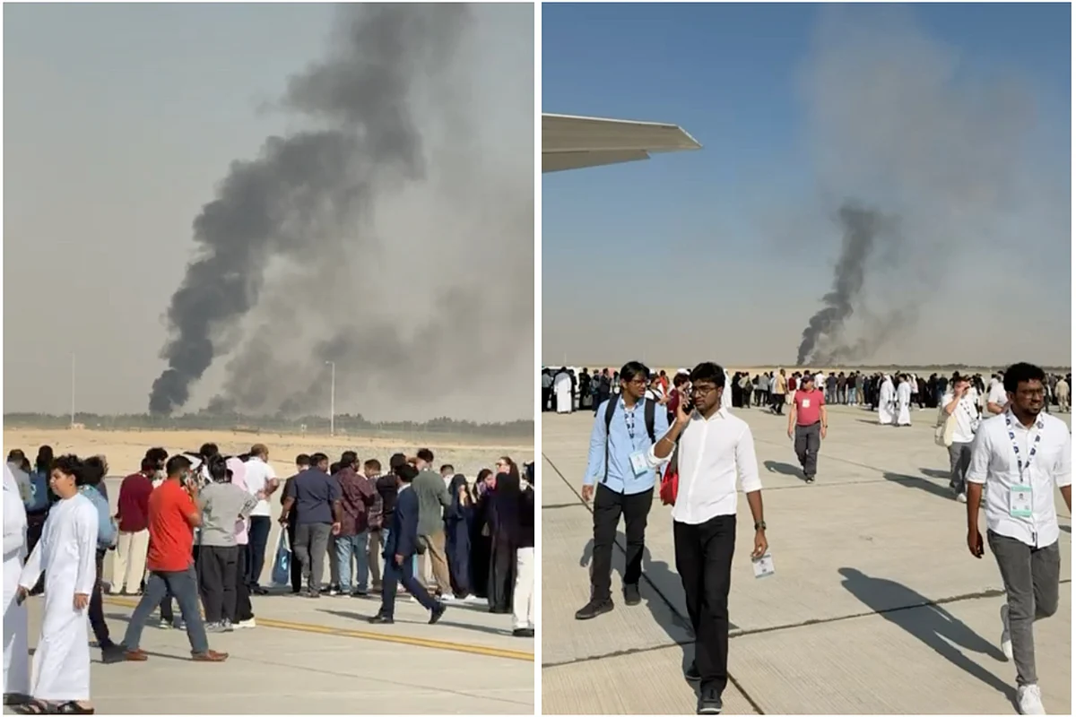 Kalabalıklar Ölümcül Tejas Jet Kazasına Tanık Olurken Joy Dubai Airshow'da Şoka Dönüşüyor