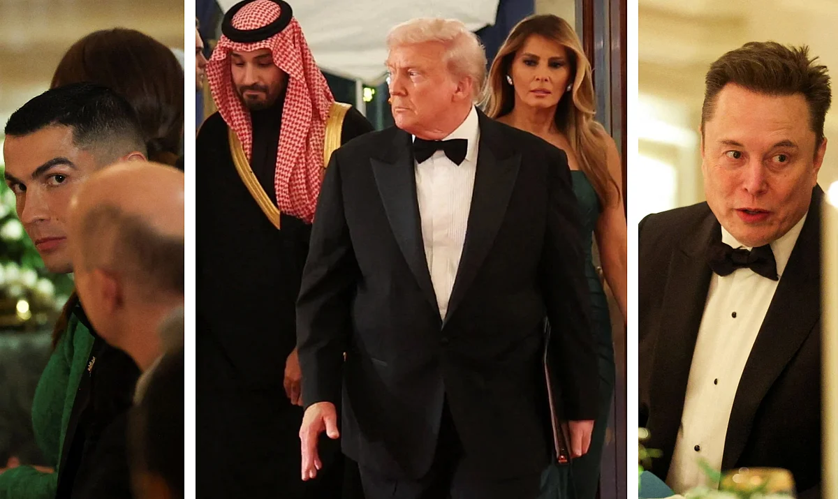 Ronaldo ve Musk, Trump'ın Suudi Veliaht Prensi ile Akşam Yemeğine Katıldı
