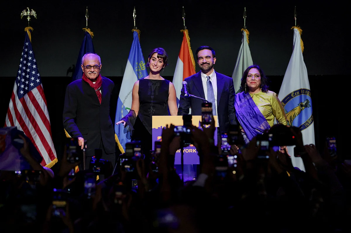 Zohran Memdani'nin Zafer Konuşması New York'taki Bollywood Çılgınlığını 'Dhoom Machale' ile Vurdu