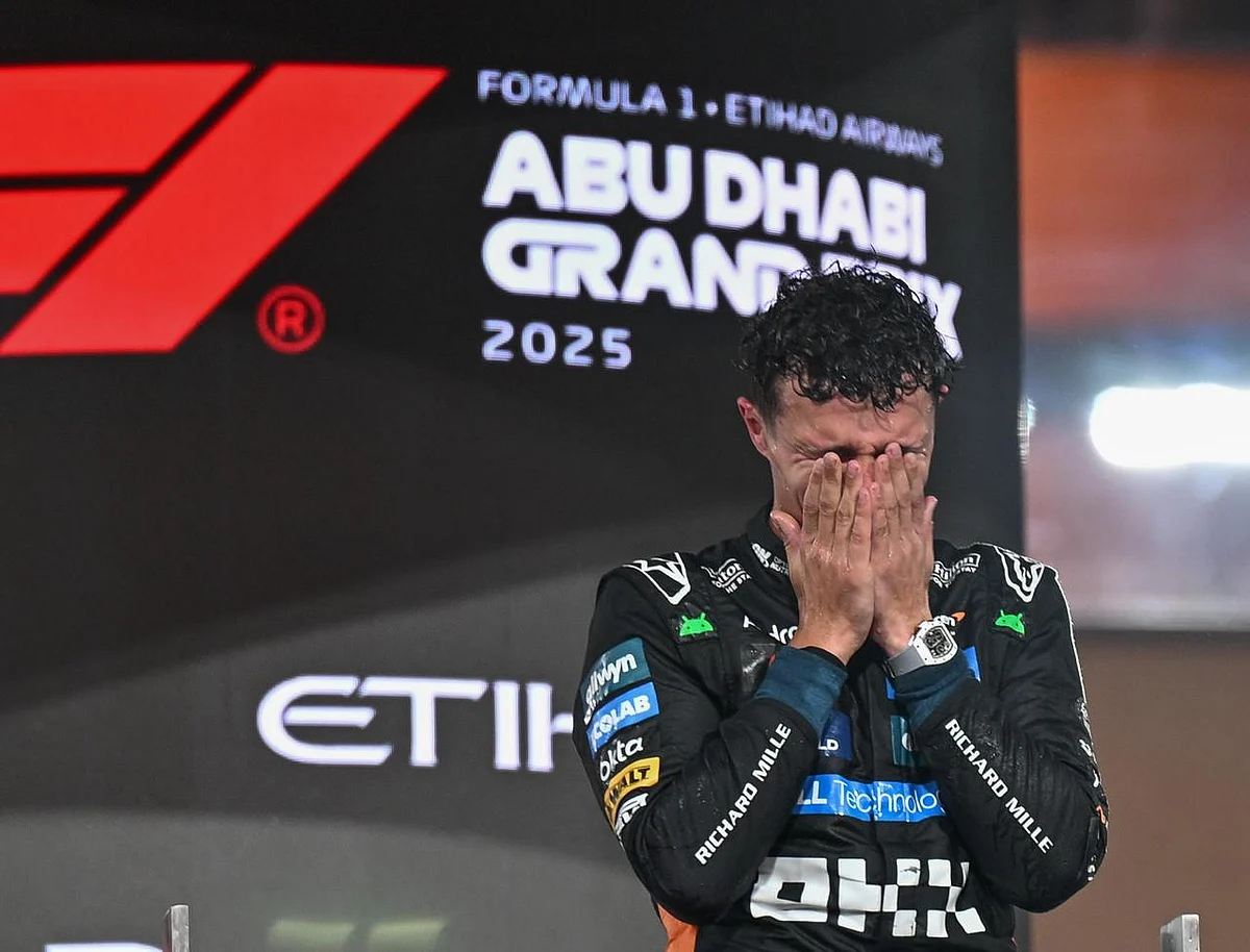 Abu Dabi F1 Gp'si: Lando Norris, Dünya Şampiyonluğunu Kazandıktan Sonra Sevinç Gözyaşları Ağlıyor