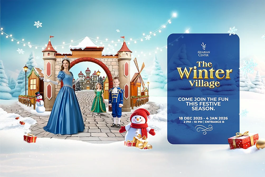 Acm Winter Village, Ücretsiz Aile Deneyimleriyle Bir Avrupa Şenlik Kasabasının Büyüsünü Arap Merkezine Taşıyor