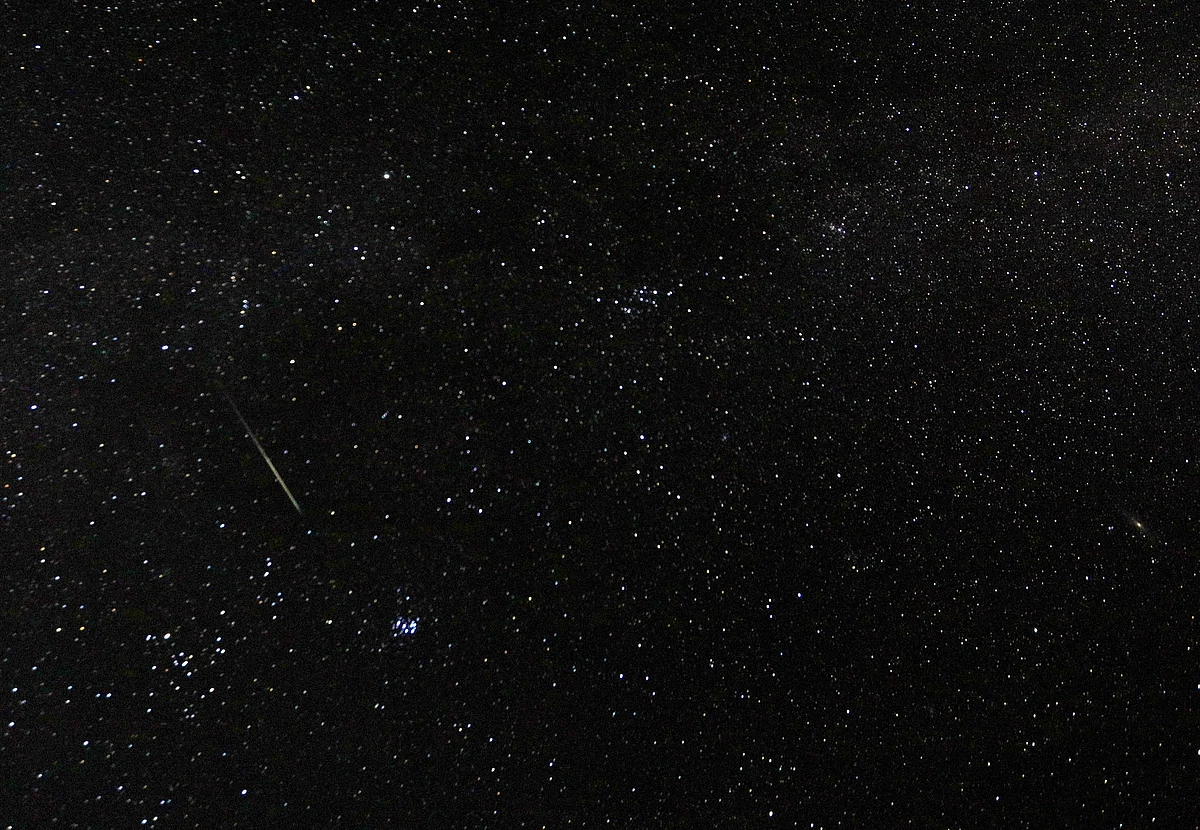 Bak: BAE Gökyüzü Meteor Binlerce Geminids Duş Işık