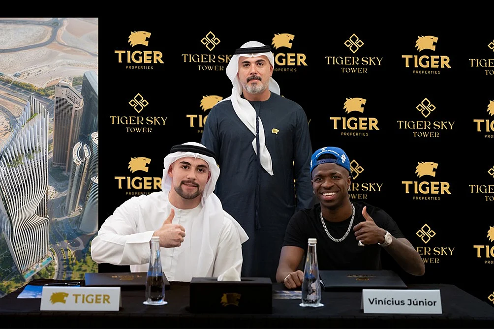 Brezilyalı Futbol Yıldızı Vinícius Júnior, Tiger Sky Tower'da İmzalı Çatı Katını Satın Aldı