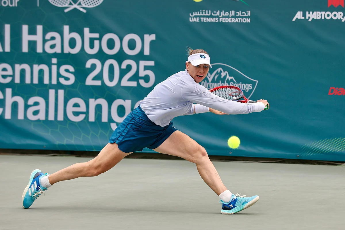 Dubai: Rus Yıldız Zvonareva, Al Habtoor Mücadelesinin Yarı Finalinde Mücadele Ediyor