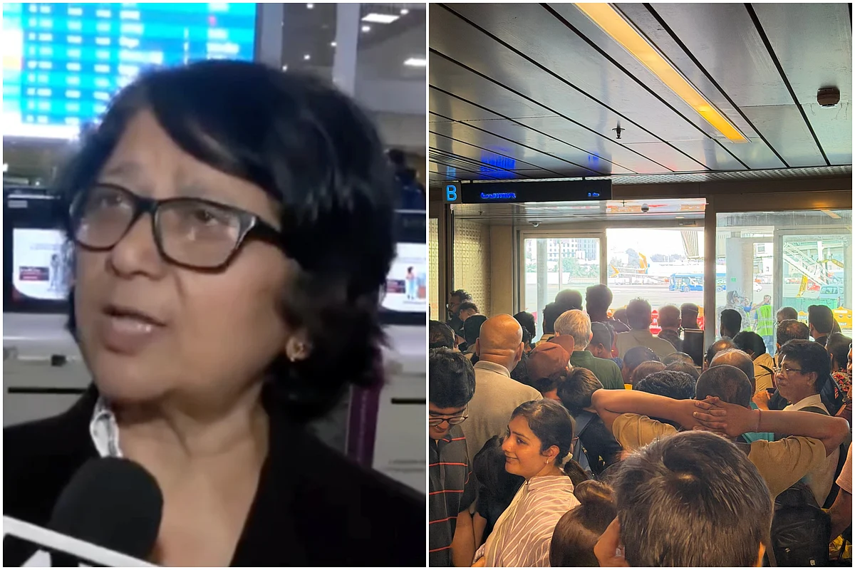 İzle: İndigo iptalleri Arasında Mahsur Kalan Yolcular Arasında Kocasının Tabutu Olan Dul