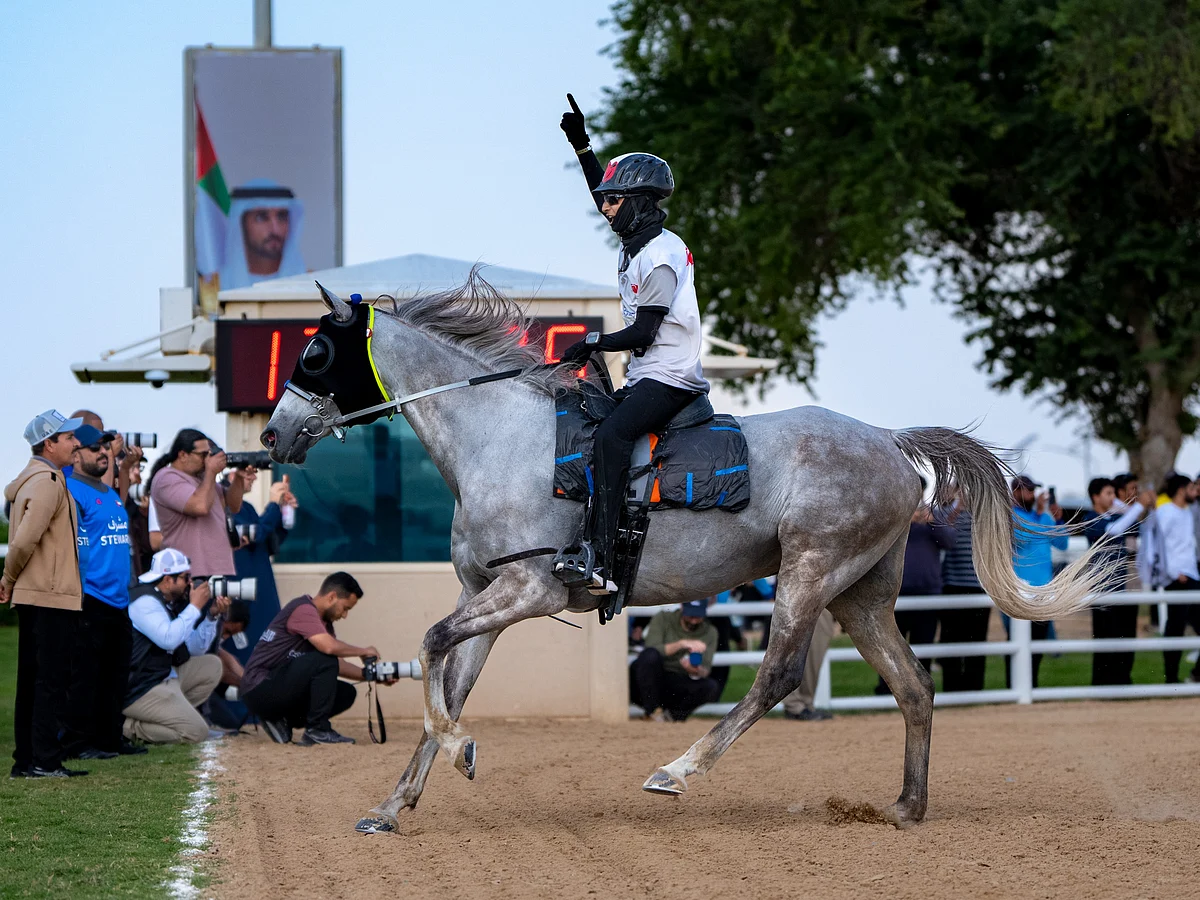 Al Ameemi, Dubai'deki Şeyh Muhammed Festivali'nde 120 Km'lik Özel Ahır Gerilimini Kazandı