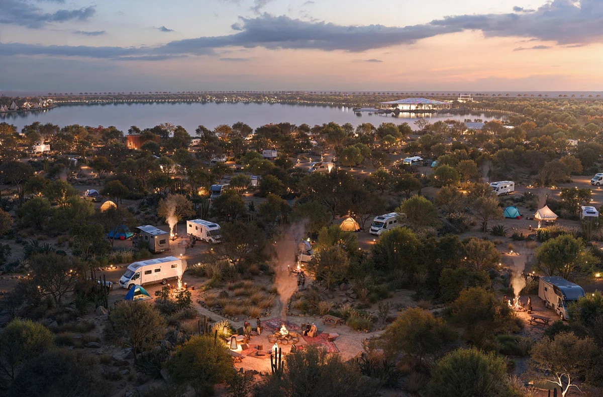 Dubai Hükümdarı, Açık Hava Sineması, Göl, Kamp ile Yeni Cazibe Merkezi Al Ilan Oasis'i Duyurdu